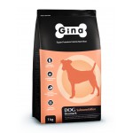 Gina Dog Salmone & Rice Комплексный сбалансированный гипоаллергенный корм высшей категории качества для взрослых собак.